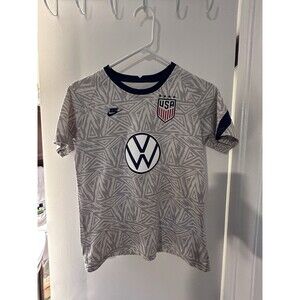 USA Soccer USWNT Authentic Nike Warmup Jersey Youth L Kids USMNT Volkswagen